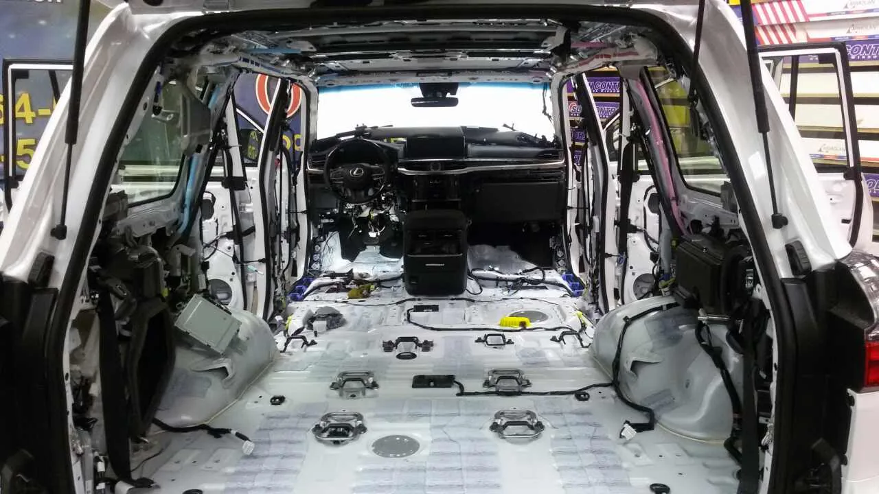 Шумоизоляция Lexus LX570 - фото 10