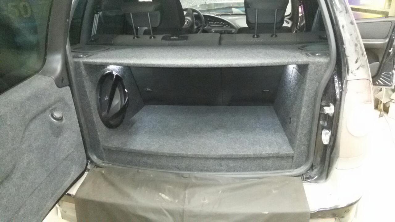 Изготовление акустической полки на Chevrolet Niva. - фото 3