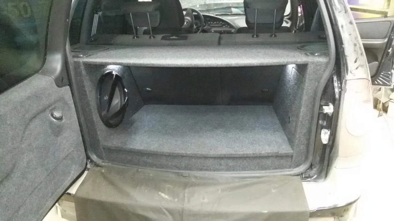 Изготовление акустической полки на Chevrolet Niva. - фото 3